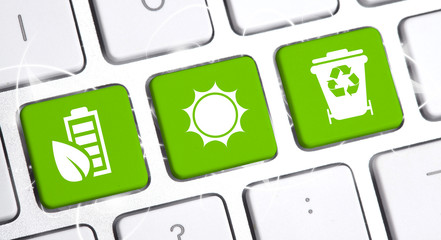 keyboard with an eco option