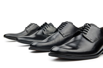 Male shoes in fashion concept