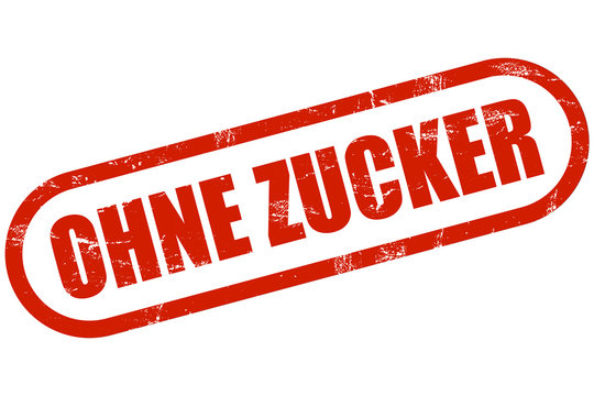 Grunge Stempel rot OHNE ZUCKER