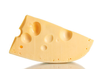 Сheese isolated on white
