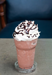 whipped cream cocoa