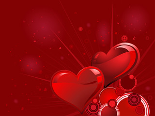 Valentines Day background. Vector illustration for design