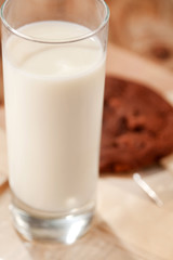 milk with cookie