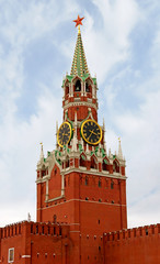 Fototapeta na wymiar Moscow, Spasskaya Tower
