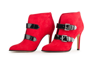 Female shoes in fashion concept