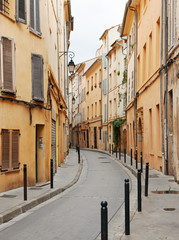 Fototapeta na wymiar Ulica w Aix en Provence, Francja