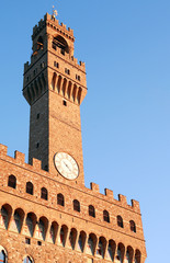 Fototapeta premium Palazzo Vecchio Clock Tower