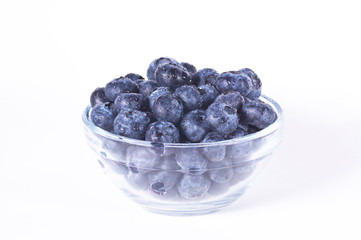 closeup of blueberries