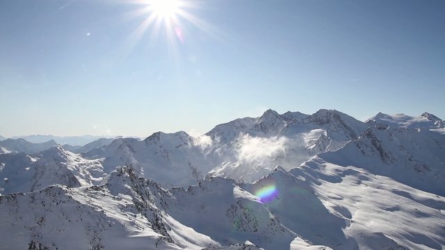 Alps mountain view