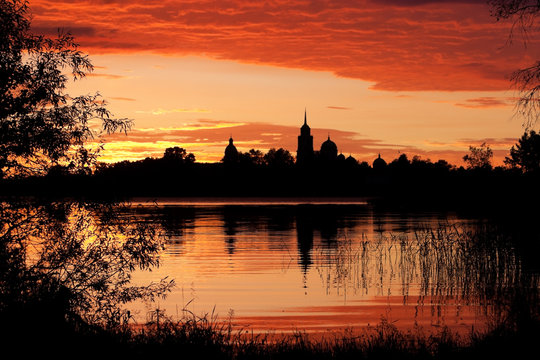 Sunrise On Lake Seliger