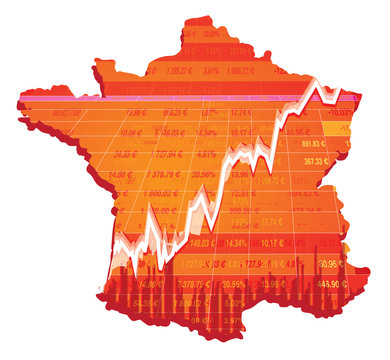 Aumentation des taxes, du chomage de la dette en France