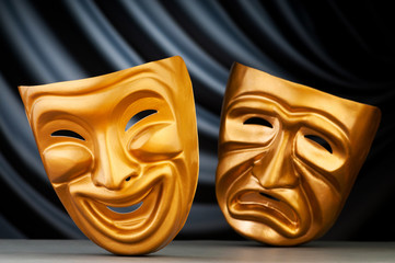 Masks with the theatre concept