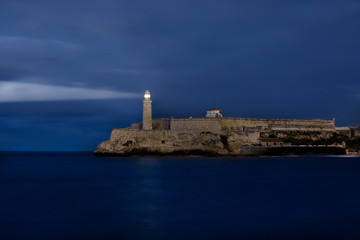 Fototapeta na wymiar Lighthouse in night