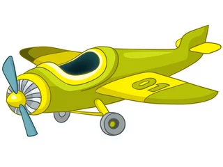 Rucksack Cartoon-Flugzeug © Visual Generation