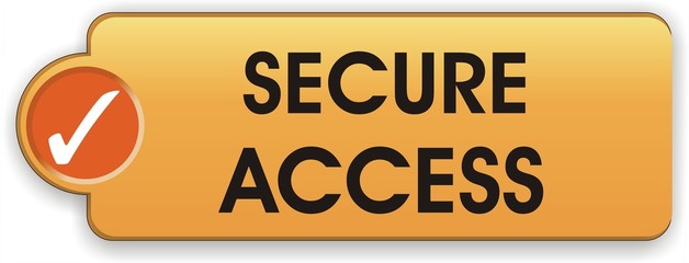 Fototapeta premium bouton secure access