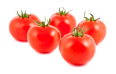 Five ripe tomatoes