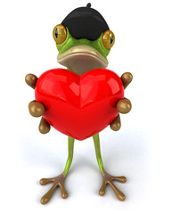 Obraz na płótnie Canvas French frog