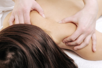Obraz na płótnie Canvas back massage