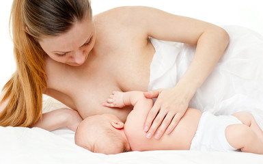 Fototapeta na wymiar breastfeeding