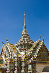ancient architecture at temple of the emerald Buddha