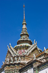 ancient architecture at temple of the emerald Buddha