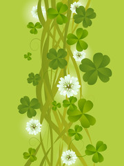 Clovers background