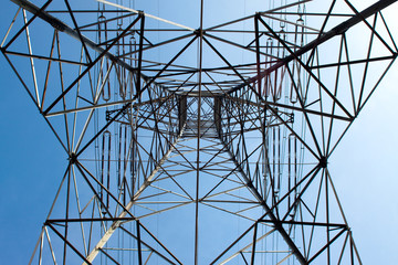 power pylons and wires