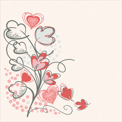 Abstract floral pattern