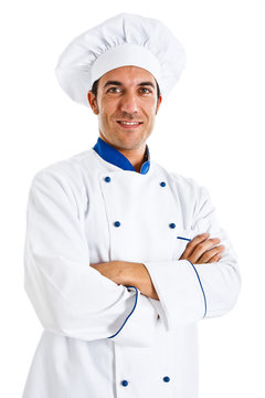 Handsome chef portrait
