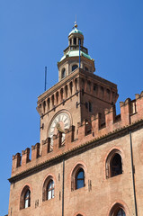 Fototapeta na wymiar Accursio Tower. Bologna. Emilia-Romagna. Italy.