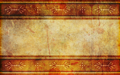 Ancient Paper Background With Design Patterns
