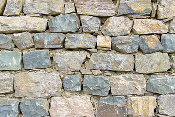 wall of rough stones