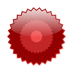 Red star sticker