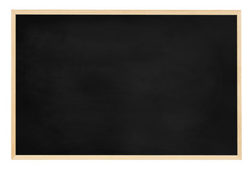 An empty school black board (chalk board)