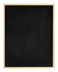 An empty school blackboard (chalkboard)
