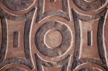 historical and ornamental house wall