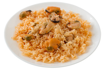 rice with mussels