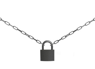 Fototapeta na wymiar padlock with chain