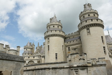 Fototapeta na wymiar Chateau de pierrefonds