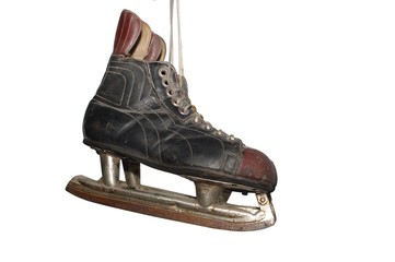 old hockey skates - 38456937