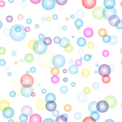 Transparent colorful seamless background