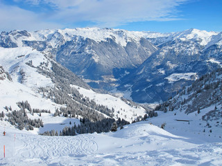 Winter in alps