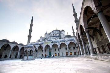 Fototapeta premium Blue Mosque exterior view