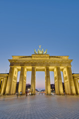 The Brandenburger Tor at Berlin, Germany