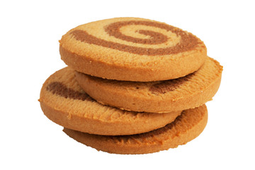 Small pile of round cookies