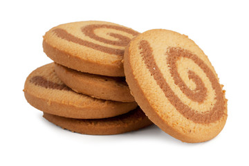 Small pile of orange round cookies