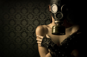Gas mask girl