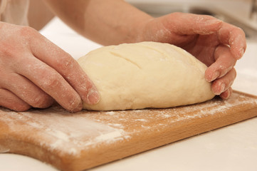 Shaped dough