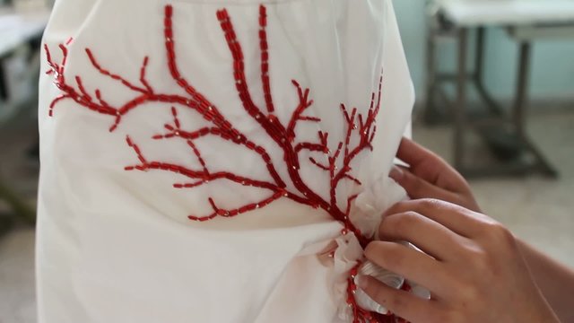 cucire abito da sposa