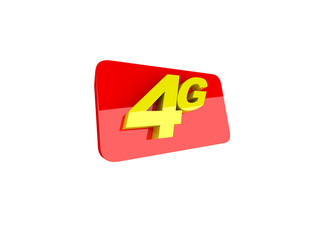 The letters 4G representing the new standard in wireless communi